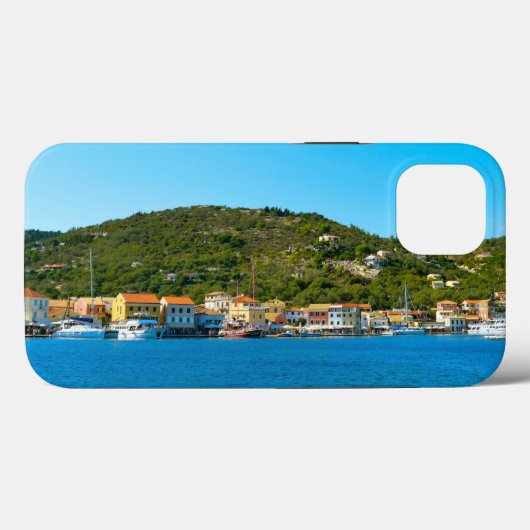 De haven van Antipaxos Case-Mate iPhone Case (Achterkant (horizontaal))