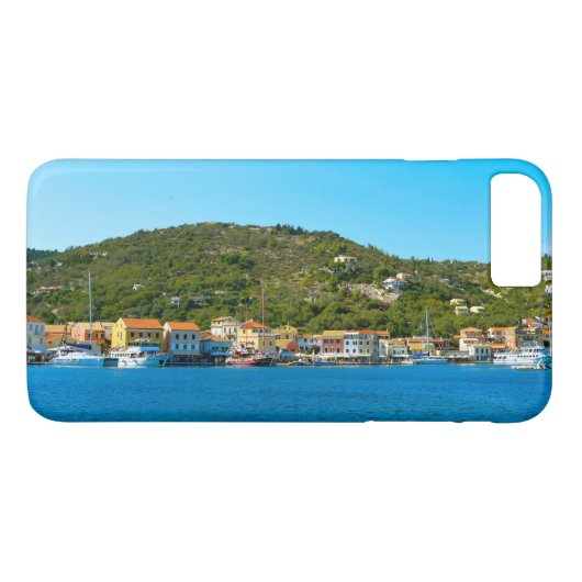 De haven van Antipaxos Case-Mate iPhone Case (Achterkant (Horizontaal))