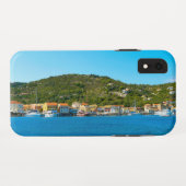 De haven van Antipaxos Case-Mate iPhone Case (Achterkant (horizontaal))