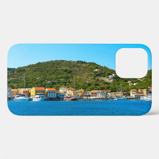 De haven van Antipaxos Case-Mate iPhone Case (Achterkant (horizontaal))