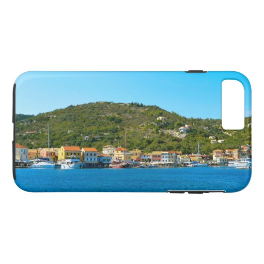 De haven van Antipaxos Case-Mate iPhone Case (Achterkant (Horizontaal))