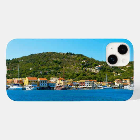 De haven van Antipaxos Case-Mate iPhone Case (Achterkant (horizontaal))