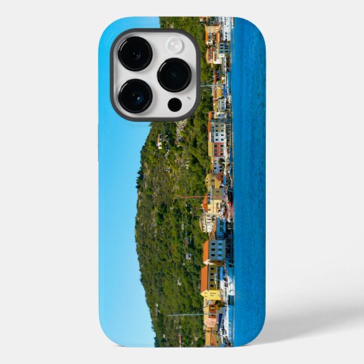 De haven van Antipaxos Case-Mate iPhone Case (Achterkant)