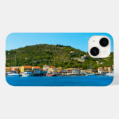 De haven van Antipaxos Case-Mate iPhone Case (Achterkant (horizontaal))