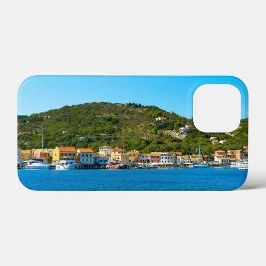 De haven van Antipaxos Case-Mate iPhone Case (Achterkant (horizontaal))
