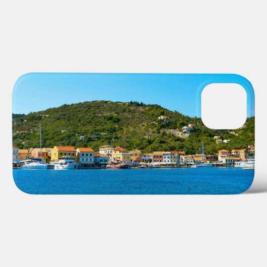 De haven van Antipaxos Case-Mate iPhone Case (Achterkant (horizontaal))
