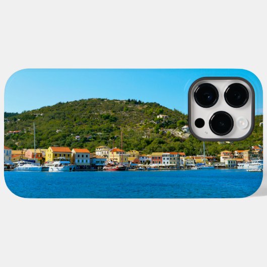De haven van Antipaxos Case-Mate iPhone Case (Achterkant (horizontaal))