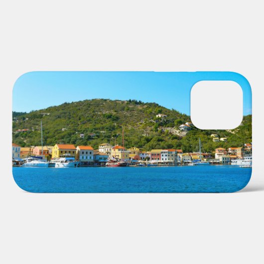 De haven van Antipaxos Case-Mate iPhone Case (Achterkant (horizontaal))