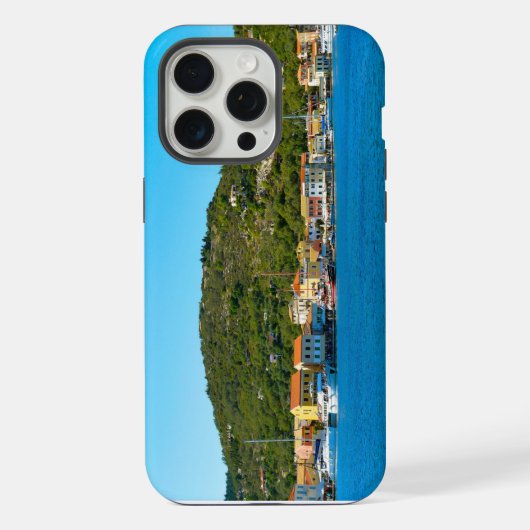 De haven van Antipaxos iPhone Hoesje (Achterkant)