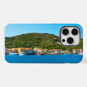 De haven van Antipaxos iPhone Hoesje (Achterkant horizontaal)