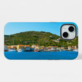 De haven van Antipaxos iPhone Hoesje (Achterkant horizontaal)