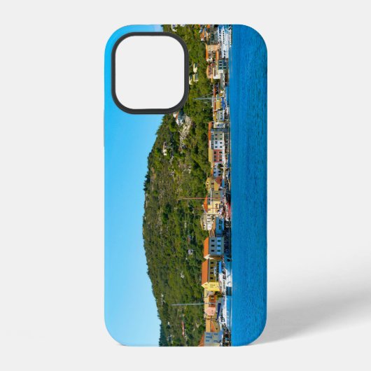 De haven van Antipaxos iPhone Hoesje (Achterkant)