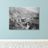 De haven van Balaklava Canvas Afdruk (Insitu (Houten vloer))