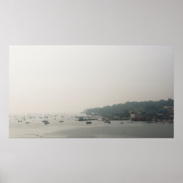 De haven van Belfast, Maine Poster