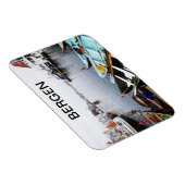 De haven van Bergen in Noorwegen Magneet (Rechterzijde)