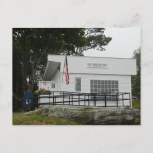 De Haven van Boothbay van het westen me PC van het Feestdagenkaart