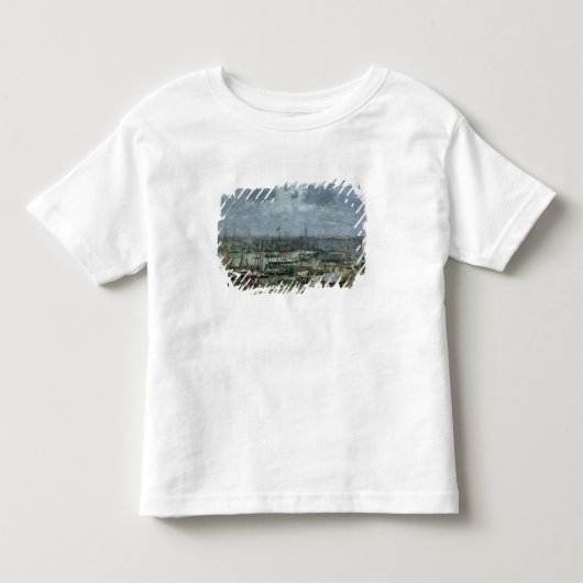 De haven van Bordeaux, 1874 Kinder Shirts (Voorkant)
