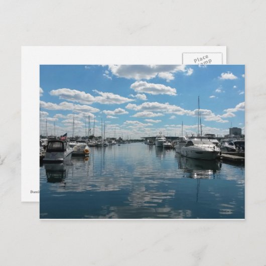 De Haven van Burnham - Chicago Briefkaart (Voorkant / Achterkant)