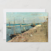 De haven van Cherbourg | Berthe Morisot (Voorkant)