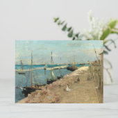 De haven van Cherbourg | Berthe Morisot (Staand voorkant)