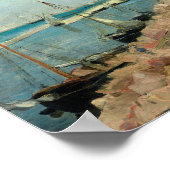 De haven van Cherbourg | Berthe Morisot Poster (Hoek)