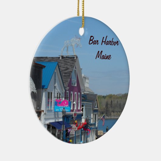 De Haven van de bar, Maine Keramisch Ornament (Rechts)