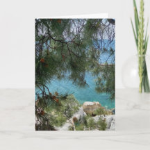 De haven van de haven van Skiathos. Blanco.