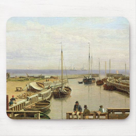De haven van Dragor, 1826 Muismat (Voorkant)