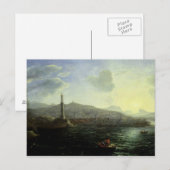 De haven van Genua, Uitzicht van Zee Briefkaart (Voorkant / Achterkant)