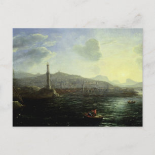 De haven van Genua, Uitzicht van Zee Briefkaart
