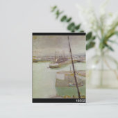 De haven van Honfleur, 1919 Briefkaart (Staand voorkant)