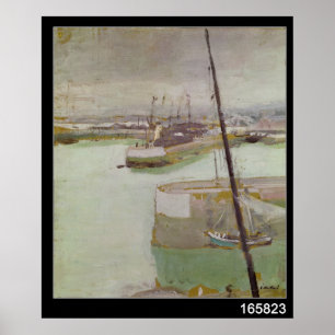 De haven van Honfleur, 1919 Poster