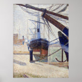 De haven van Honfleur Poster (Voorkant)