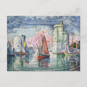 De haven van La Rochelle, 1921 Briefkaart