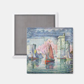 De haven van La Rochelle, 1921 Magneet (Voorkant / Achterkant)