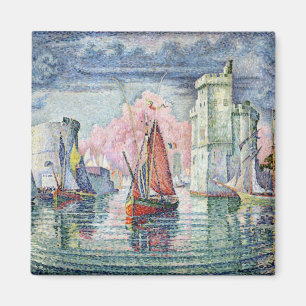 De haven van La Rochelle, 1921 Magneet