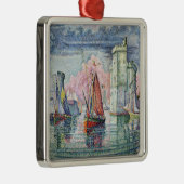 De haven van La Rochelle, 1921 Metalen Ornament (Rechts)