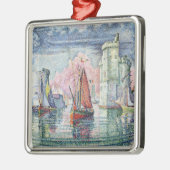 De haven van La Rochelle, 1921 Metalen Ornament (Links)