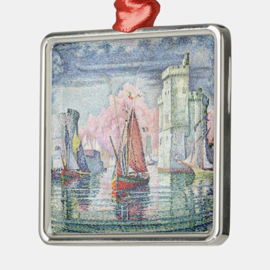 De haven van La Rochelle, 1921 Metalen Ornament (Links)