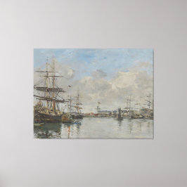 De haven van Le Havre (ca. 1885-90) Canvas Afdruk