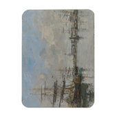 De haven van Le Havre (ca. 1885-90) Magneet (Verticaal)