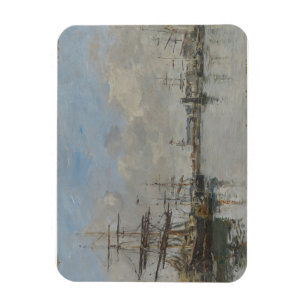 De haven van Le Havre (ca. 1885-90) Magneet