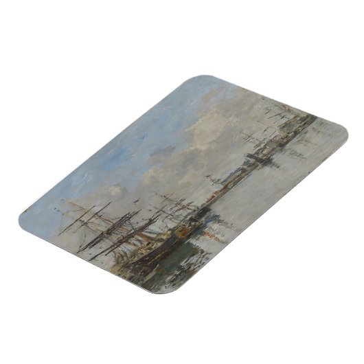 De haven van Le Havre (ca. 1885-90) Magneet (Linkerzijde)