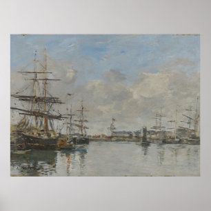 De haven van Le Havre (ca. 1885-90) Poster