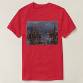 De haven van Le Havre, Night Effect T-shirt (Design voorkant)