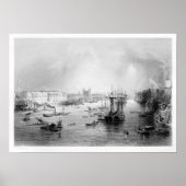 De haven van Londen 1840 Poster (Voorkant)