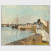 De haven van Lorient door Berthe Morisot Cadeaupapier (Vlak)