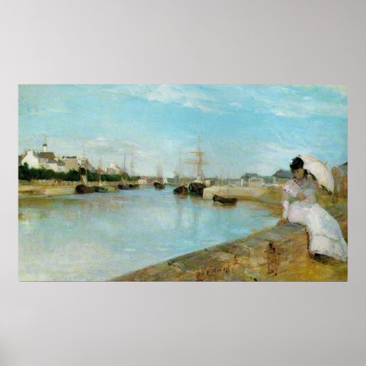 De haven van Lorient Poster (Voorkant)