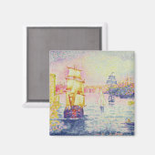 De haven van Marseille, c.1909 (olie op canvas) Magneet (Voorkant / Achterkant)