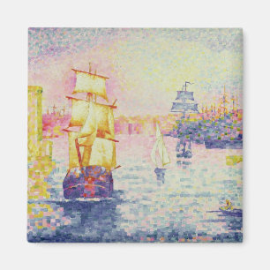 De haven van Marseille, c.1909 (olie op canvas) Magneet